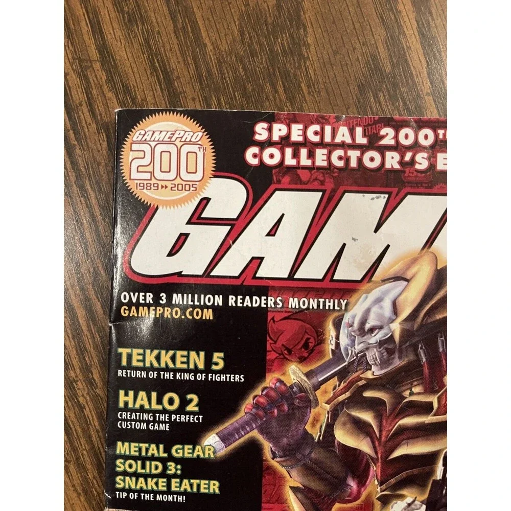 Gamepro Magazine 200 May 2005, Special 200th Collectors Edition w Over 300 Codes